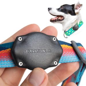 TagVault™ AirTag Dog Collar Mount - IP69 Waterproof, Doesn't Dangle, Fits All Width Collars | Elevation Lab